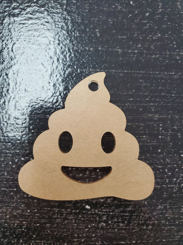 Poop Emoji Acrylic Blank