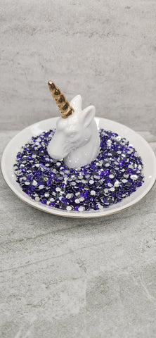 Violet Resin Rhinestones