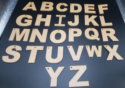 Alphabet Acrylic Blanks