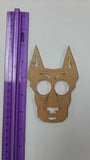 Doberman Head Keychain