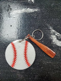 Baseball and Bat Acrylic Blank