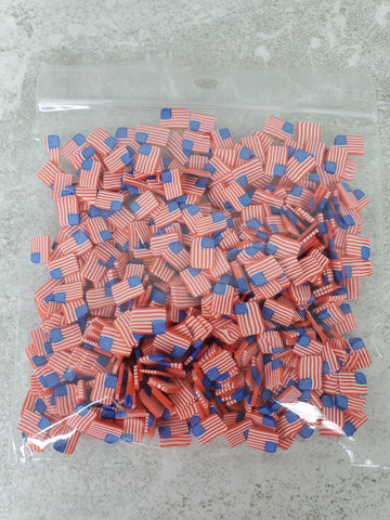 Polymer Clay American Flags