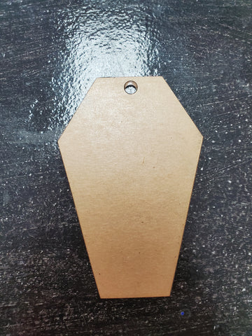 Coffin Shaped Acrylic Blank