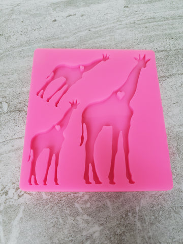 Giraffe Family Mold