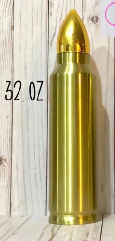 32 Ounce Bullet Thermos Gold or Silver – Twelve Bees Custom