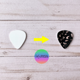 Guitar Pick Double-Sided Metal Sublimation Blank