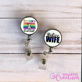 Sublimation Retractable Badge Reel - 5 Pack